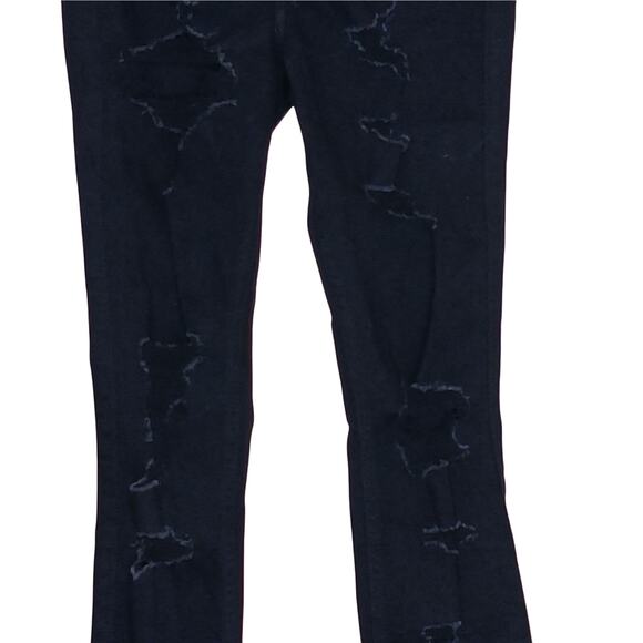 Hollister Jeans Womens 0 Short Black Distressed High Rise Super Skinny Denim - Picture 4 of 13